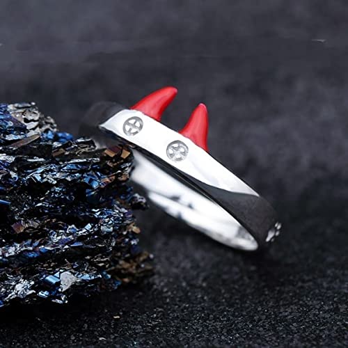チェンソーマン パワー リング 指輪 power horn ring チェンソーマン コラボ パワーちゃん リング 黒 Ground Y 12号 - メルカリ
